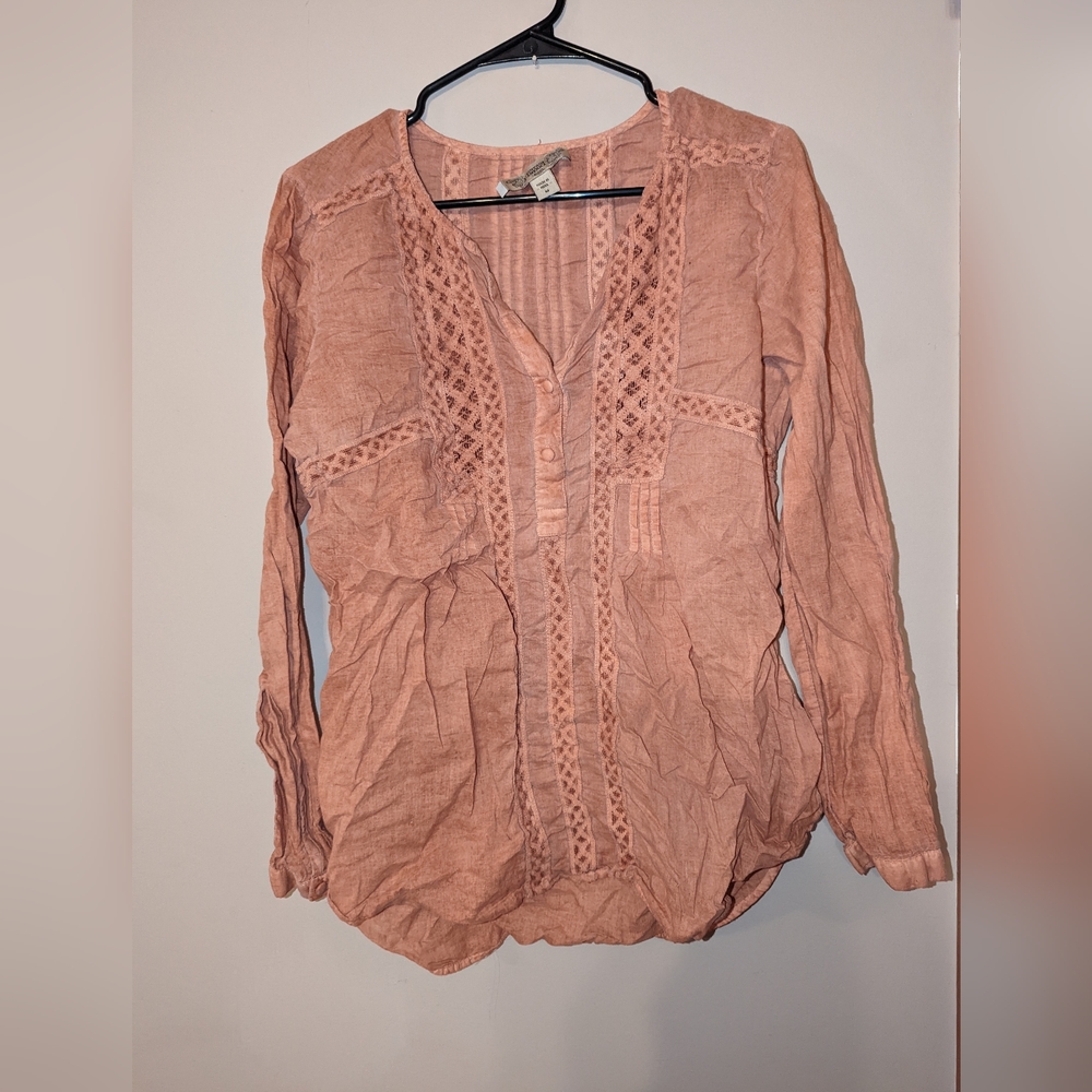 Rusty orange blouse